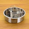 Stainless Steel Steaming Rack With Dividers For Rice Cooker And Microwave Cooking