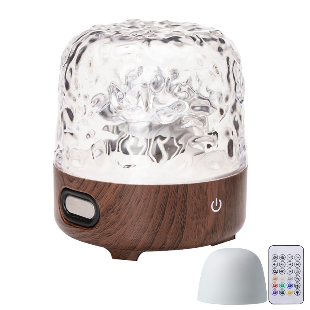 Multicolor Dynamic Water Ripple Lamp with 16 Color Effects Ambient Night Light for Bedroom Living Office Restaurant Bedroom Bar