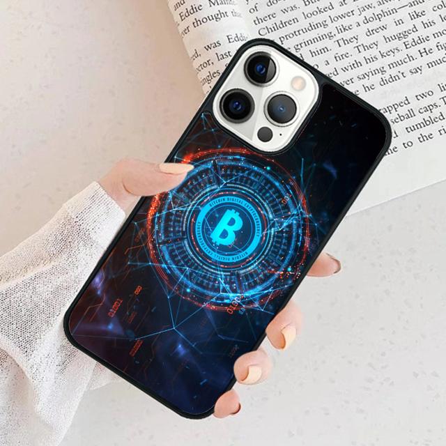BTC Bitcoin Phone Case For iPhone 17 Air 15 16 Cover 11 13 14 Pro Max 12 Plus Max Fundas