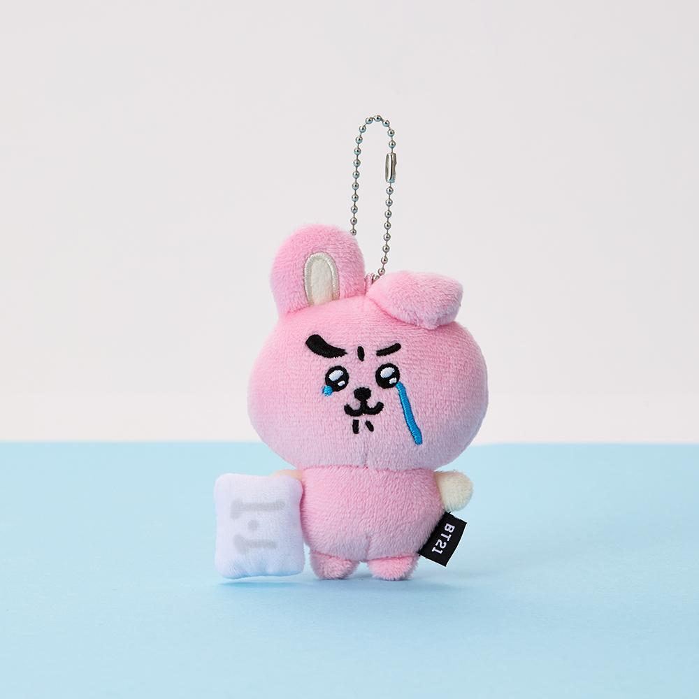 BT21 COOKY Today s Mood Crying Plush Doll Keychain
