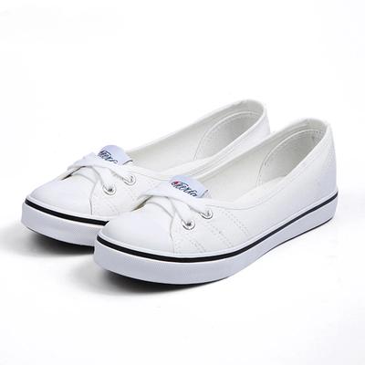 Women's Shoes Canvas Shoes Comfortable Slippers Korean Fashion Students Set Foot Flat Flat Heel Summer Round Toe Casual