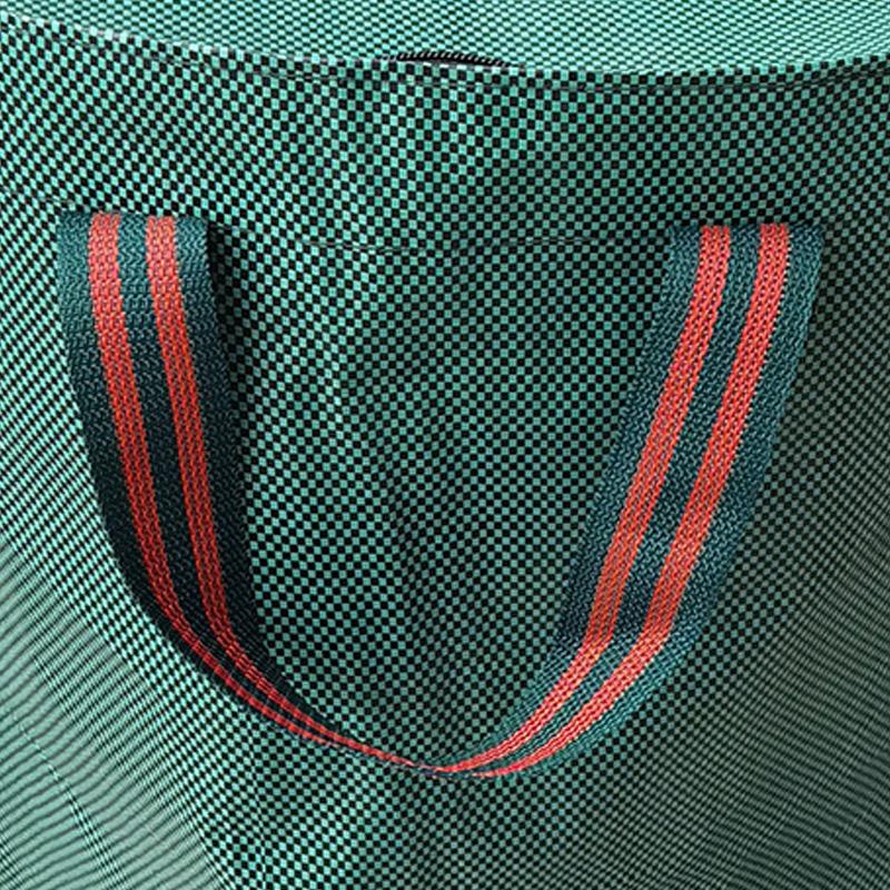 120-500L Garden Yard Waste Bag With Lid Foldable Leaf Collection Trash Can Reusable Fallen Leaves Outdoor Gardening Storage Bag