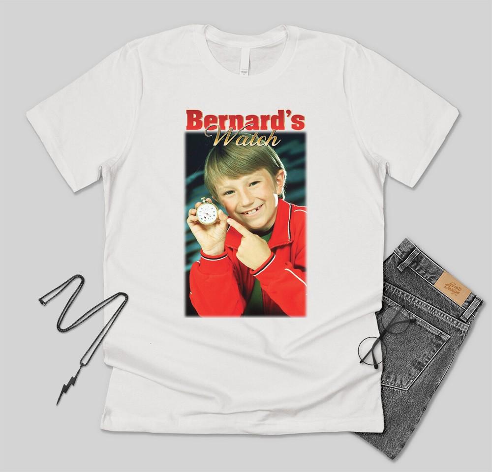 

Bernard s Watch Homage T-shirt Tee Bernads 90 s Naughties Retro Vintage TV Show 4XL