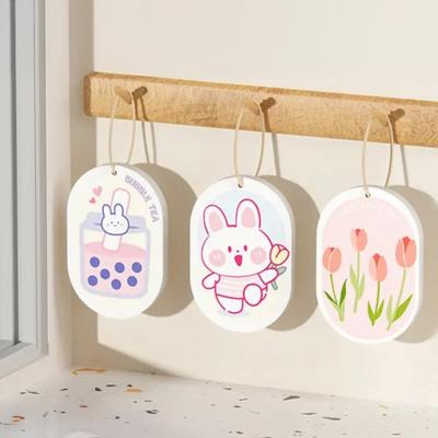 1/3 Pezzi Spugna Ispessita in Polpa di Legno Motivo Cartone Animato Sicura per Bambini Assorbimento Olio Lavastoviglie Non Abrasiva Spugnetta per Pentole