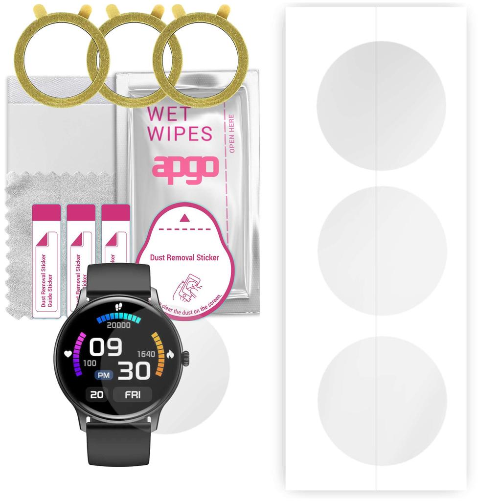 3x apgo Hydrogel Screen Protector pentru Colmi i10, Film Hydrogel, cu strat de poziționare, instalare ușoară