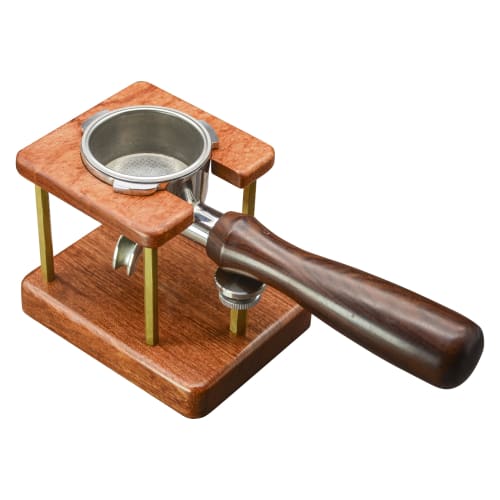 NEOUZA Coffee Tamping Station, Portafilter Stand Holder, Fits Most Espresso Machines, Adjustable Height (58mm)