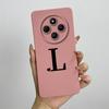 For Redmi 14C 4G 5G Case Cute Initial Letters Shell Soft Silicone Phone Cover Little Mi Poco C75 PocoC75 Shockproof TPU Fundas