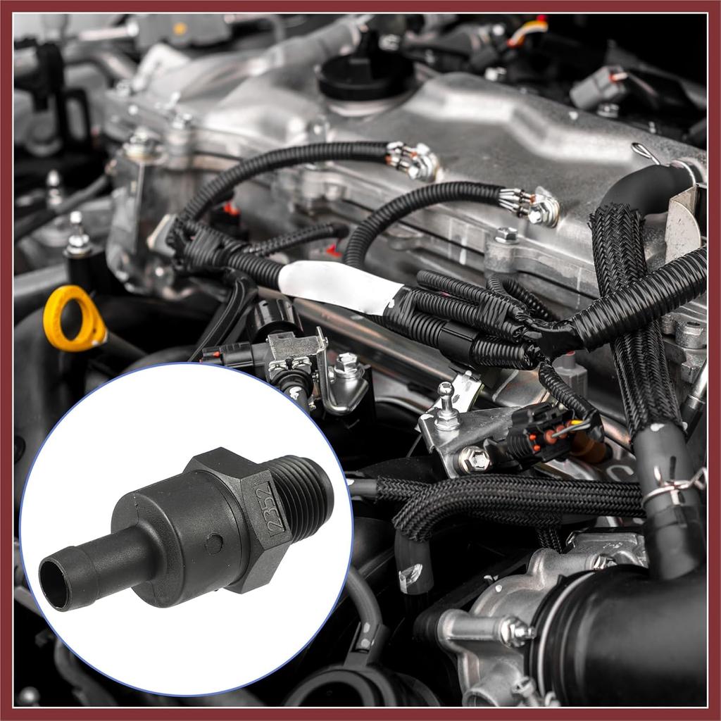 PCV Valve Exhaust Positive Crankcase Ventilation Valve Fittings for Chrysler PT Cruiser 2.4L 2001-2010 for Jeep Wrangler 2.4L 2003-2006 No.4777240AD