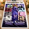 Flannel BlanketOlivia Rodrigo Custom Name Text Personalized Soft Warm Throw Blanket Home Decor Gift