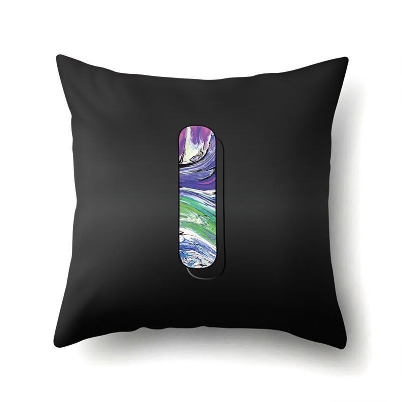 Polyester Pillowcase 3D Three-dimensional Effect Cushion Set Decorative Printing 26 English Letter Pillowcase