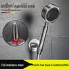 No-Drill 304 Stainless Steel Handheld Shower Head Wall Holder