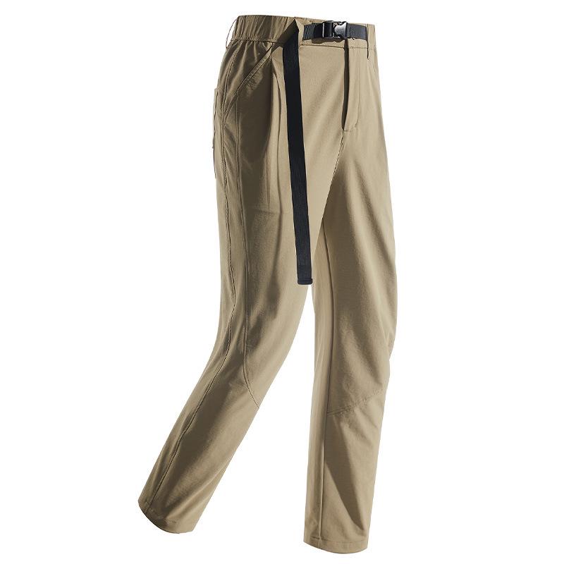 

Мужские ветрозащитные водоотталкивающие дышащие походные длинные брюки Medium хаки