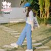 Fulomi Girls' Summer Short Sleeve & Pants Set