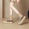 Ogu Shiden Velvet Cotton Shoes Women's 2025 New Winter Ugly Puff Shoes Thickened Sports Platform Cute Board Shoes