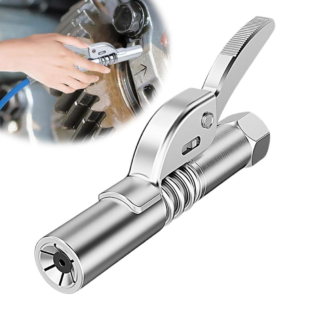 Hochdruckfettpressen-Anschluss Klemmschelle Typ Pistole Bremsöl Fettwechsel Spritzen-Düse Zubehör Schlauch Ölpumpe Auto B9s1
