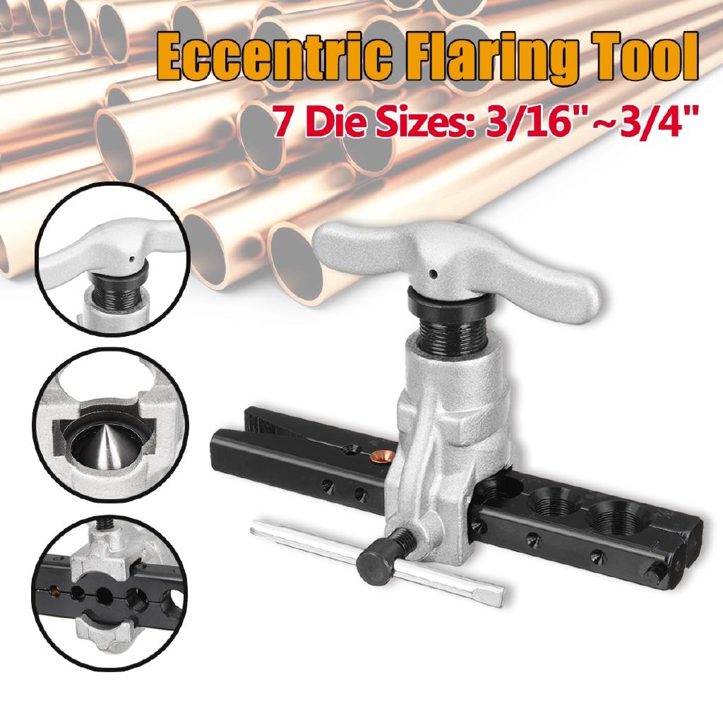 7Die 3/16-3/4 37C Eccentric Flaring Tools Set Copper Tube Pipe Refrigeration