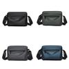 Men Waterproof Leather Film Crossbody Bag For Casual Travel And Commuting