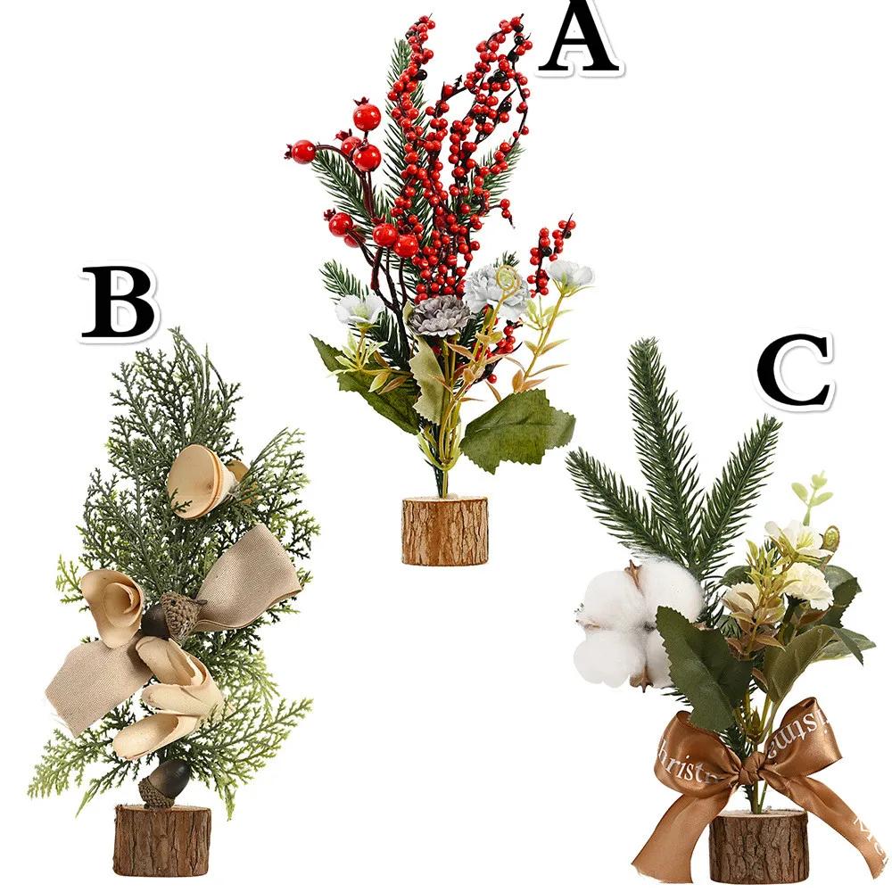 Christmas Ornament Mini Christmas Tree Desktop Decorations Christmas Decor