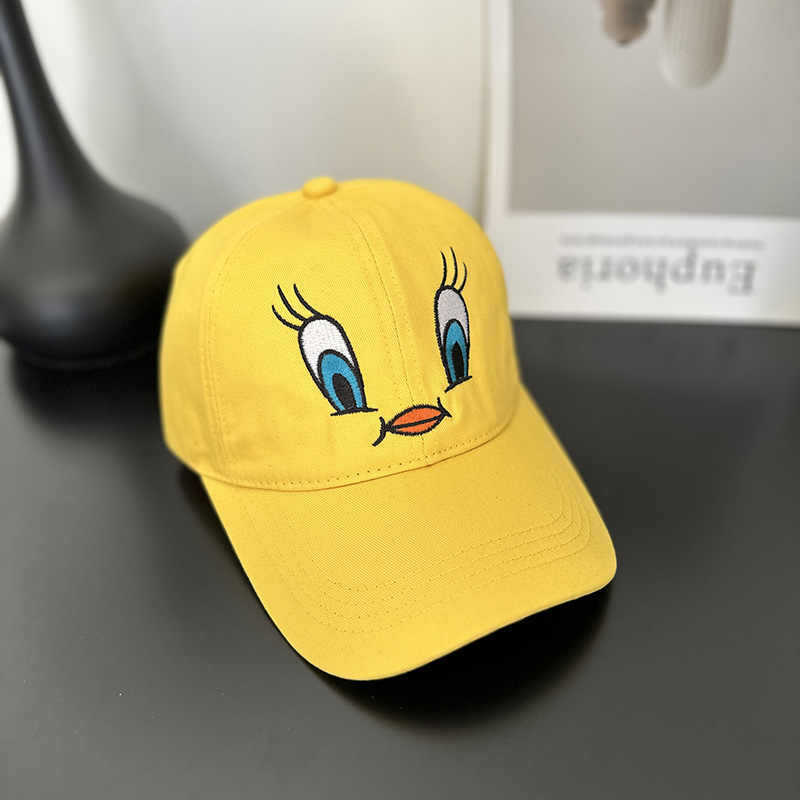 Tweety Bird Embroidered Baseball Cap With Sun Protection And Breathability For Casual Wear