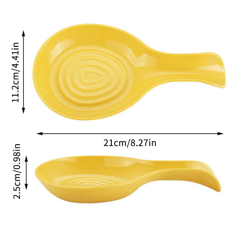 Skjeholder Stor Keramisk Skjeholder Varmebestandig Kokeskjeholder Kaffeskjeholder Tåler Oppvaskmaskin Keramisk Skjeholder