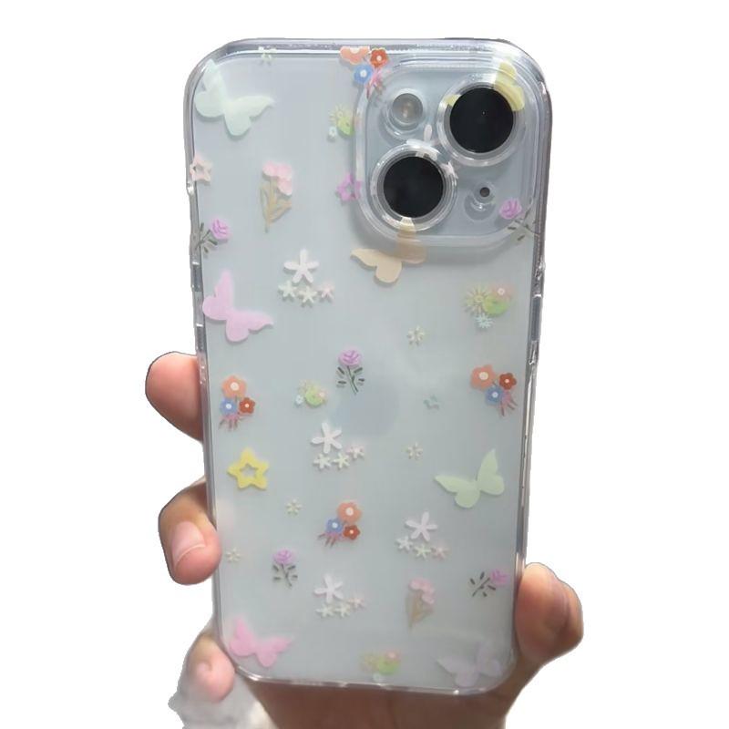 Floral iPhone 17 Pro Max Case - Soft, Full-Coverage Design for Girls, Also Fits XR and 16 Pro Max Models