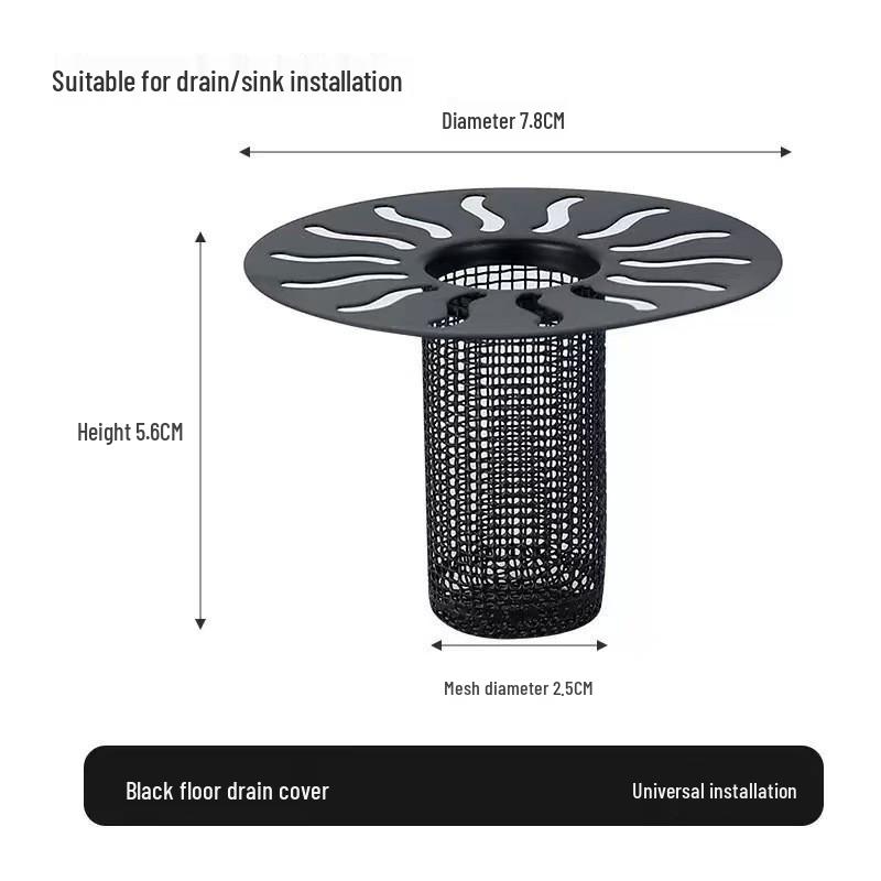 Stainless Steel Anti-Clog Drain Filter for Bathroom Sink