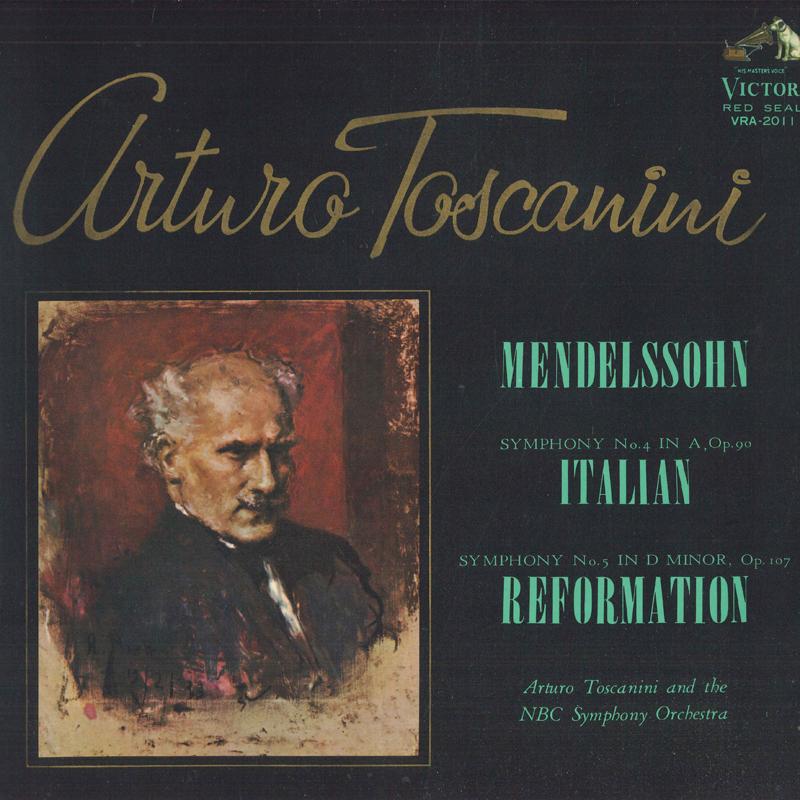 

LP Record TOSCANININBC SYMPHONY Mendelssohnsymphony No.4 italian VRA2011 VICTOR Japan Obi Classical Used