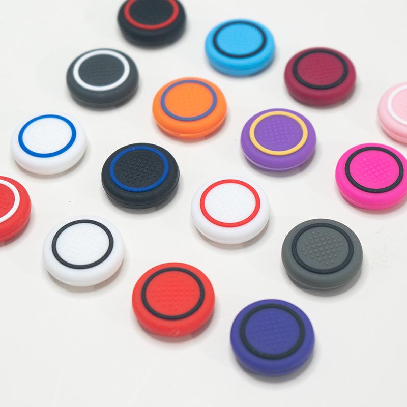 Universal Silicone Joystick Caps for PS5, PS4, and XBOX Controllers - Two-tone Mushroom Design