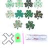 Coasters Spring Clover Pattern Kit Crafts For St. Patrick Day Decor