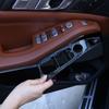 ABS Chrome/Carbon Fiber Car Window Lift Button Frame Trim Accessories For BMW X5 G05 X7 G07 2019-2026  Left Hand Drive