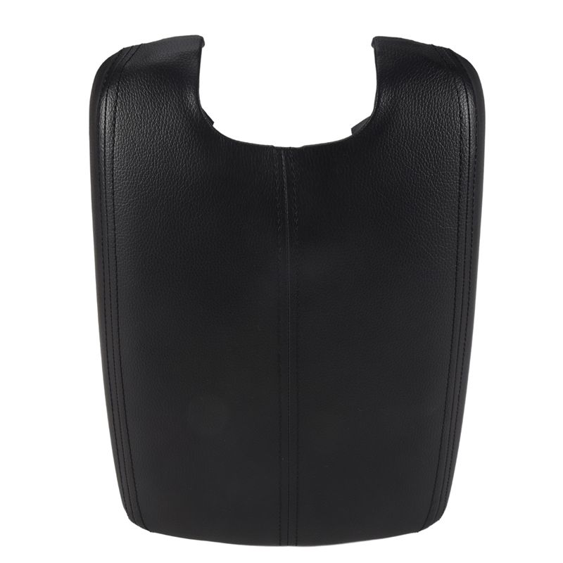 Portable Center Console Lid Armrest Cover For 2008 2009 2010 2011 2012 Honda Accord Synthetic Leather(Vinyl)Plastic Center Black