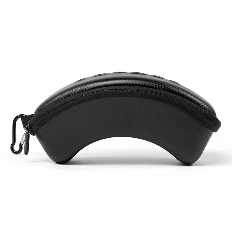 Durable Ski Goggle Case Adults Kids - Black Portable Dustproof Storage Box With Hook Strap