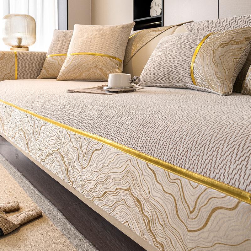 Sofa Cushion Universal In All Seasons  New Light Luxury High-End Sofa Cover Simple Non-Slip Sofa Cover Cloth Seat Cushion
