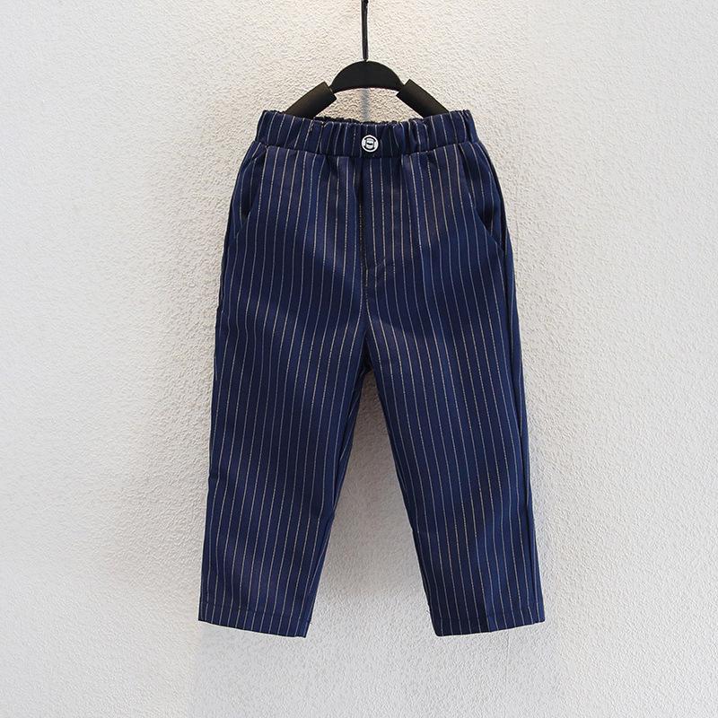 Kids' Black Dress Pants & Girls' Navy Straight-Leg Uniform Pants with Full Elastic Waist