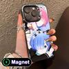 ReZero Rem Ram Translucent MagSafe Mobile Phone Case for iPhone 17 16 15 14 13 12 11 Air Pro Max Plus Colorful Cover