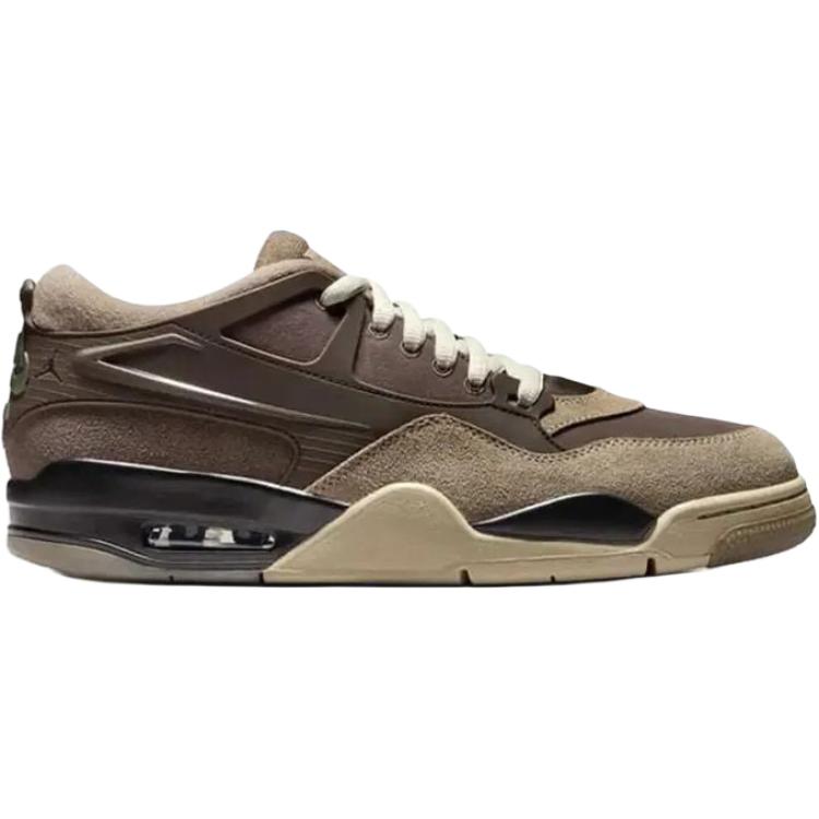 Jordan Scarpe da Basket per Bambini Air Jordan 4 Basse Marroni Unisex FQ7938-022