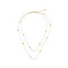Elegant Ladies' Sweater Chain: 18K Gold & Titanium Steel Nose Necklace, Colorfast and Luxurious Accessory