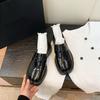 Fashion Tabi Shoes Loafer for Men and Women Split Toe Thick Sole Casual Patent Leather Shoes 2025