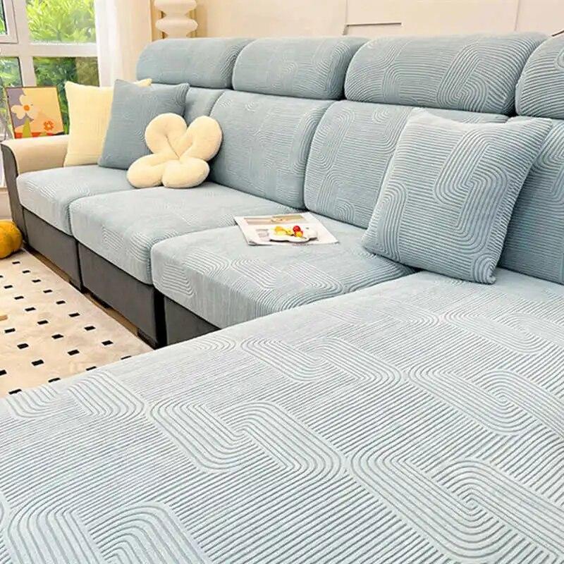 

Легкий роскошный чехол на сиденье дивана, эластичный противопыльный L-образный чехол для диванной подушки, моющиеся чехлы Backrest Cover S