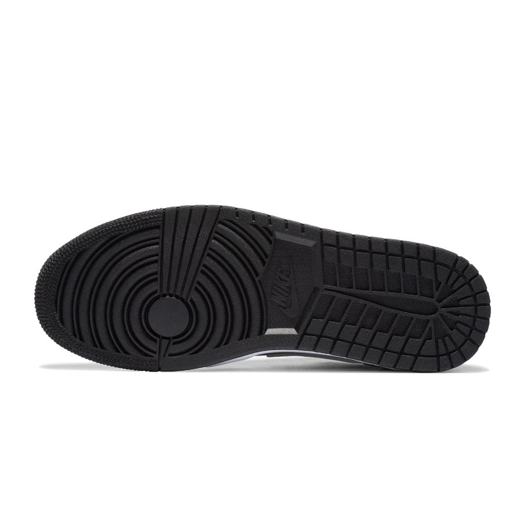 Jordan Air Jordan 1 Low top Skateboard Shoes Unisex Black Gray 553558-132(Team162-SBOX)