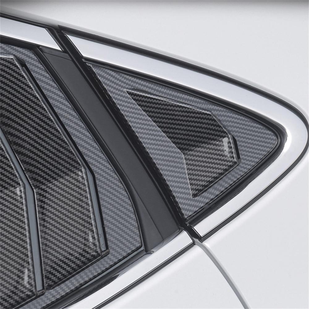 For Toyota Camry 2025 2026 Carbon Fiber Look Vent Window Scoop Louver Cover Trim