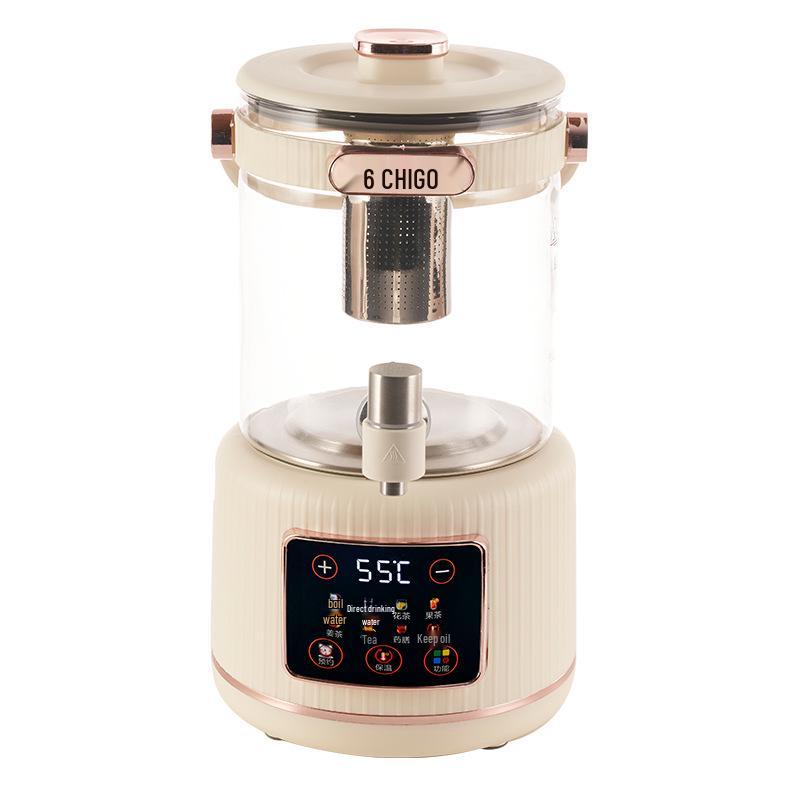 Zhigao Multi-functional Stewing & Cooking Tea Kettle - Large Capacity Household Flower Teapot