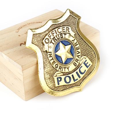 Movie Accessories Cosplay Costume Metal Police Badge Pin Alloy Brooch