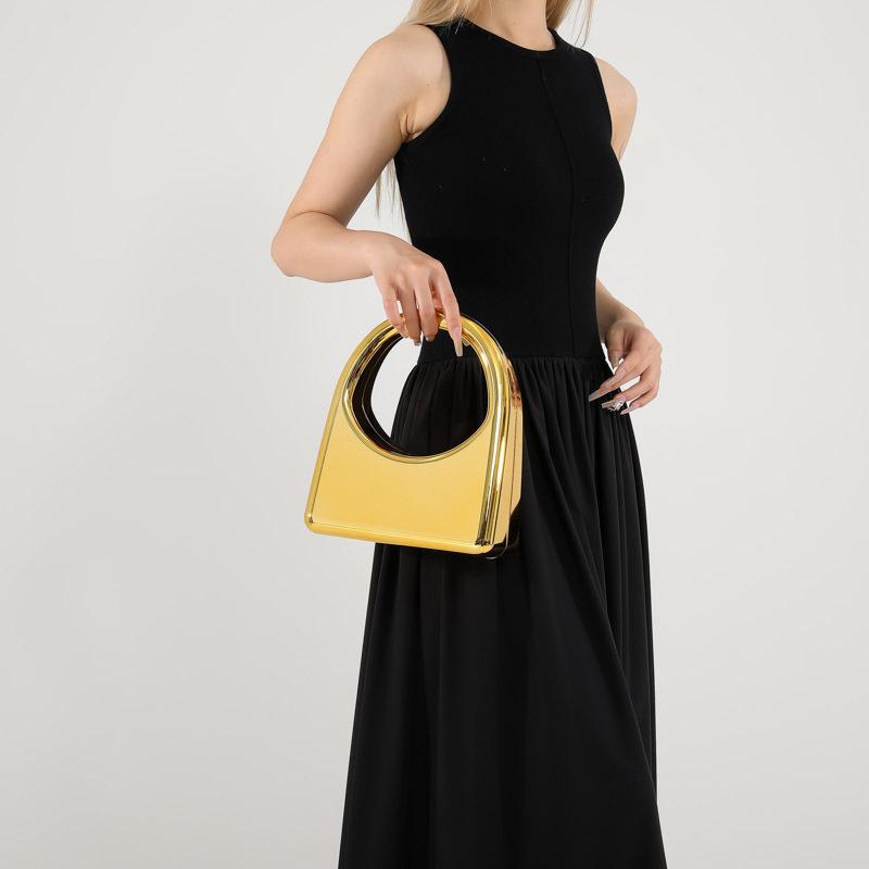Acrylic box bag 2025 new European and American fashion niche versatile women's chain underarm bag