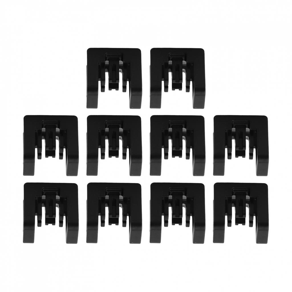 10xWiper Hood Trim Deflector Panel Reset Clip For Nissan For Xtrail For Tiida