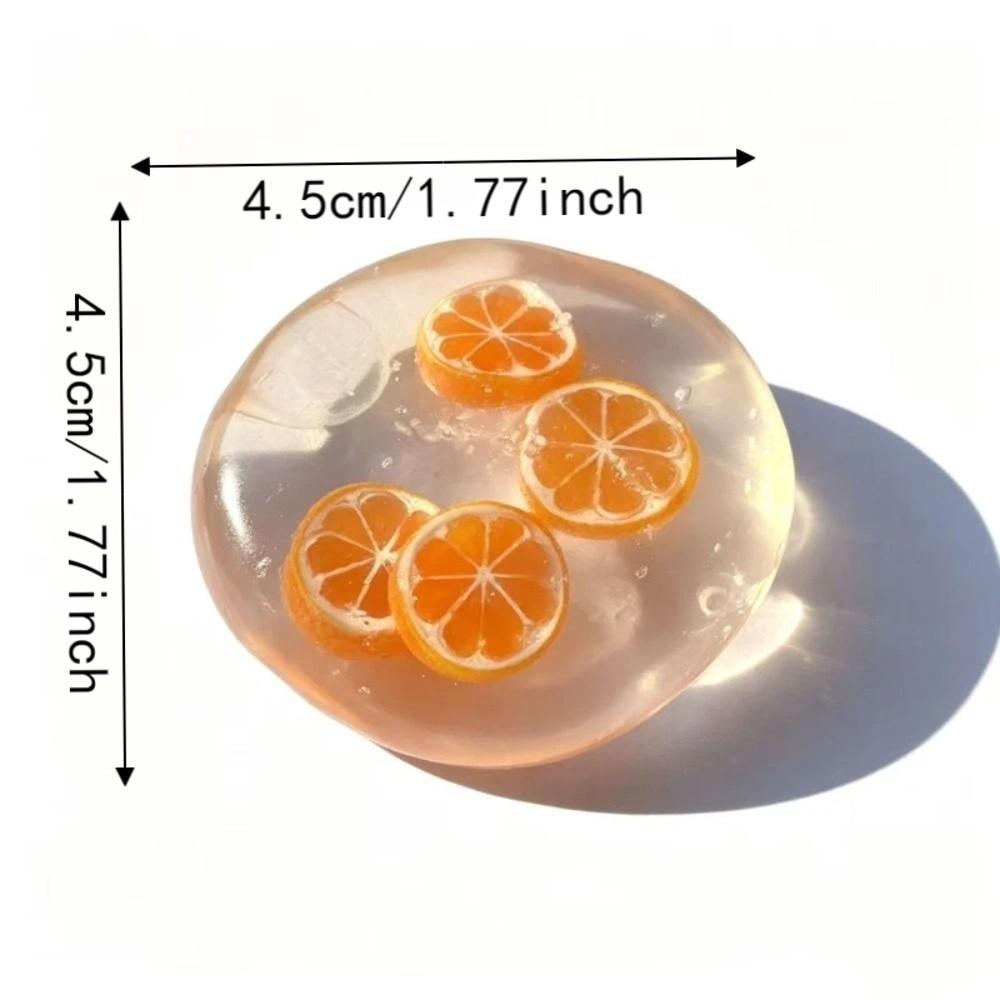 Strawberry Coconut Oil Squishy Ball Watermelon Ball Quick-rebound Squeeze Toy  Home Decoration
