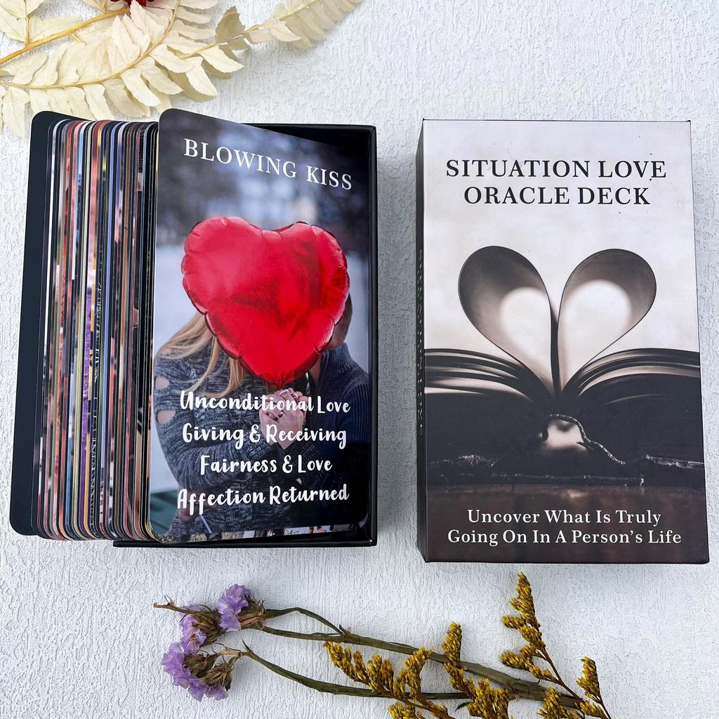 QCFQCF Love Oracle Card Situational Love Oracle Oracle Cards for Clarification Career Deck, Deck, Beginners, Love, Friends, Related.