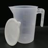 Transparent Striped Plastic Measuring Cup with Scale - Ideal for Kitchen, Baking, Milk Tea Shops, and Hotels