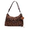 Retro foreign tote bag women's 2025 new autumn fashion leopard print large-capacity shoulder bag to work commuter women's bag