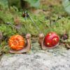 4-piece Mini Snail Sculpture Bonsai Decorations, Garden Home Decor Resin Crafts, Outdoor Decorations, Courtyard Art Decorations